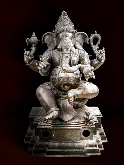 Lambodar Bhagawan Ganesh 48inch Bronze