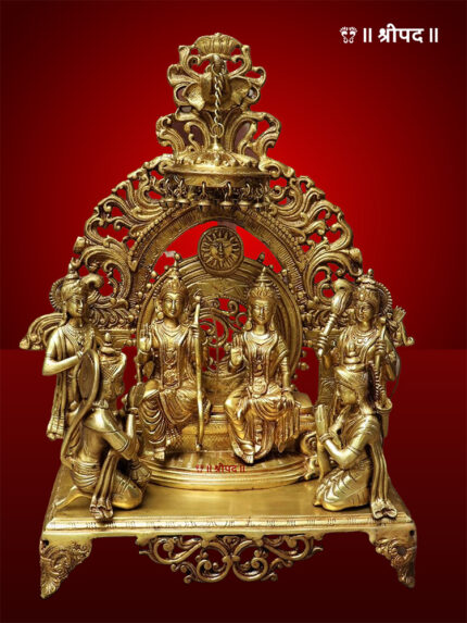 Ram Darbar Brass Idol | 19-Inch | Brass