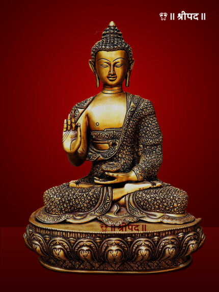 Meditive Buddha | 6-Inch | Brass