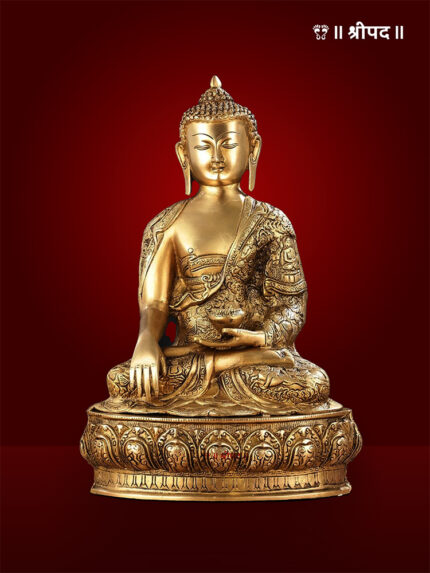 Meditation Buddha | 15-Inch | Brass