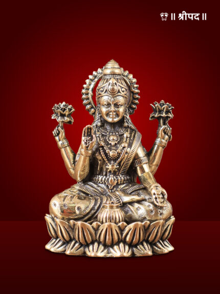 Goddess Lakshmi | 3-Inch | Brass