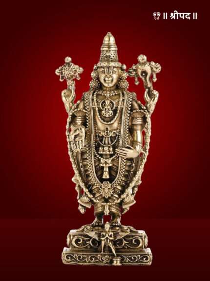 Lord Tirupati Balaji Idol | 6-Inch | Brass