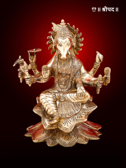 Goddess Varahi | 8-Inch | Brass