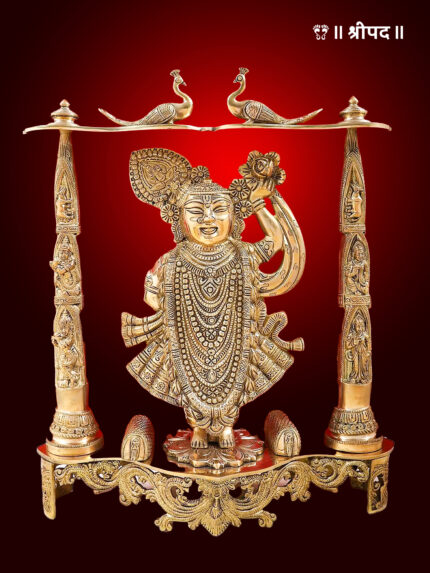 Shrinath Ji (Shri Krishna) | 18-Inch | Brass