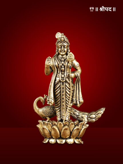 Murugan Karthikey Idol | 3-Inch | Brass