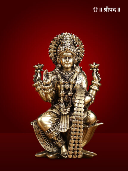 Laxmi Idol | 4-Inch | Brass