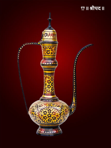 Decorative Showpiece Aftaba / Surahi | 20-Inch | Brass