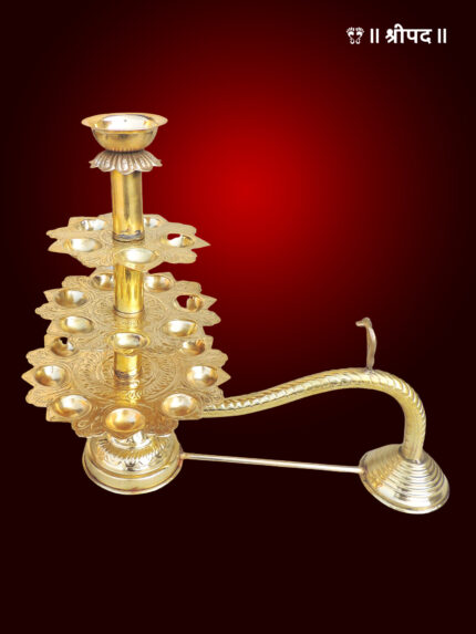 Ganga Arti 21 Bati | 15-Inch | Brass