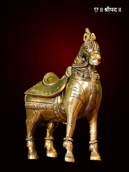 Horse Figurine Cash Box | 6-Inch | Brass